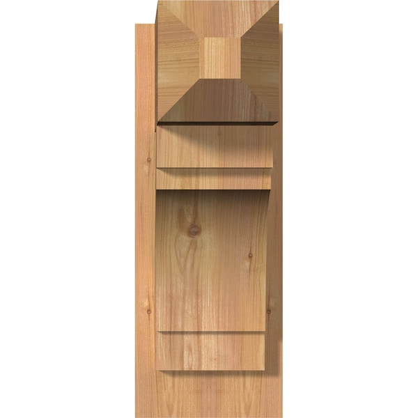 Merced Craftsman Smooth Outlooker, Western Red Cedar, 7 1/2W X 16D X 20H